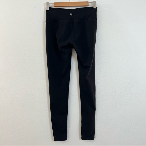 ATHLETA Gleam Faux Leather Panel Leggings - Picture 4 of 7